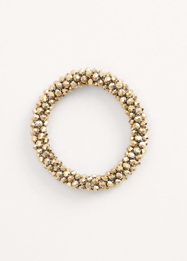 Gold crystal bracelet