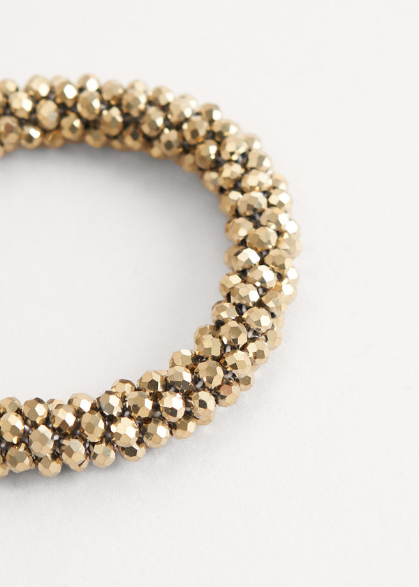 Gold crystal bracelet