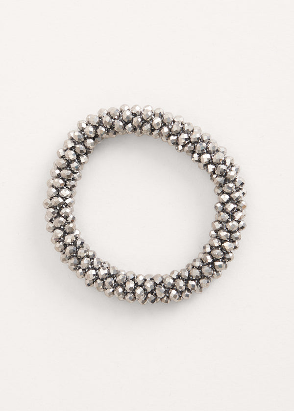 Silver crystal bracelet