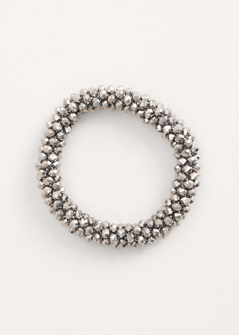 Silver crystal bracelet