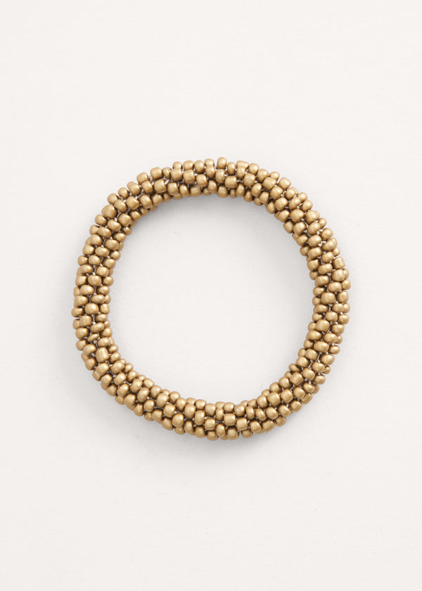 Matt gold crystal bracelet
