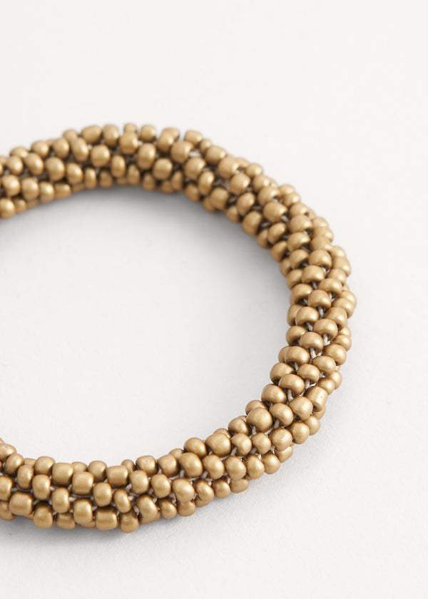 Matt gold crystal bracelet