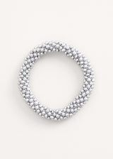 Matt grey crystal bracelet