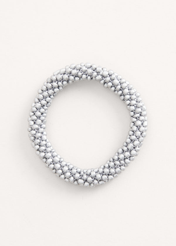 Matt grey crystal bracelet