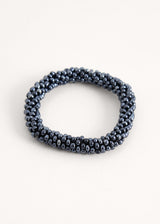 Matt dark blue crystal bracelet