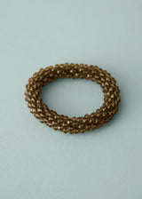 INES CRYSTAL BRACELET - KHAKI