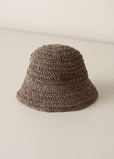 Natural straw hat