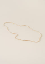 JULI CRYSTAL NECKLACE - CLEAR BLUSH