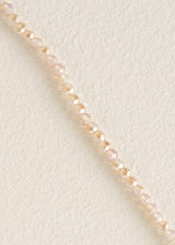 JULI CRYSTAL NECKLACE - CLEAR BLUSH