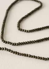 JULI CRYSTAL NECKLACE - DARK GREEN