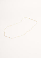 Pale pink crystal necklace