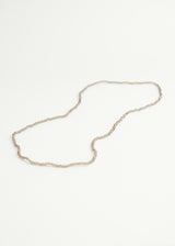Brown crystal bead necklace