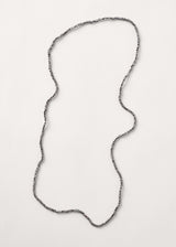Grey sparkle crystal necklace