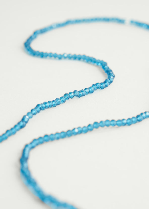 Teal crystal necklace