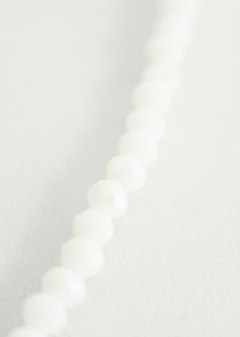 White crystal necklace