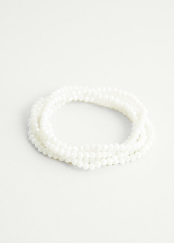 White crystal necklace
