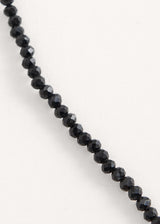 Black crystal necklace