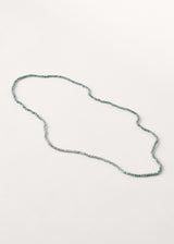 Blue-grey crystal necklace