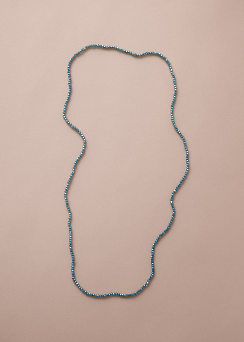 JULI CRYSTAL NECKLACE - BLUE TURQUOISE