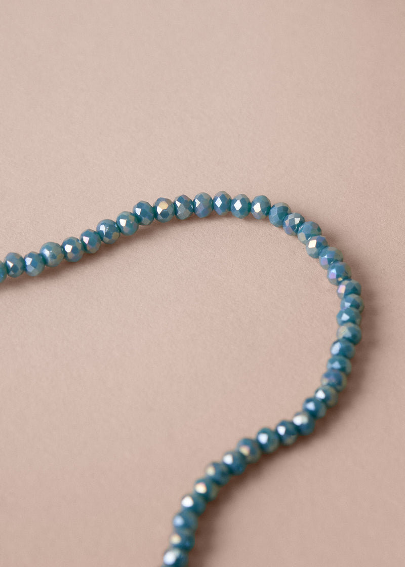 JULI CRYSTAL NECKLACE - BLUE TURQUOISE