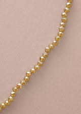 JULI CRYSTAL NECKLACE - OLIVE