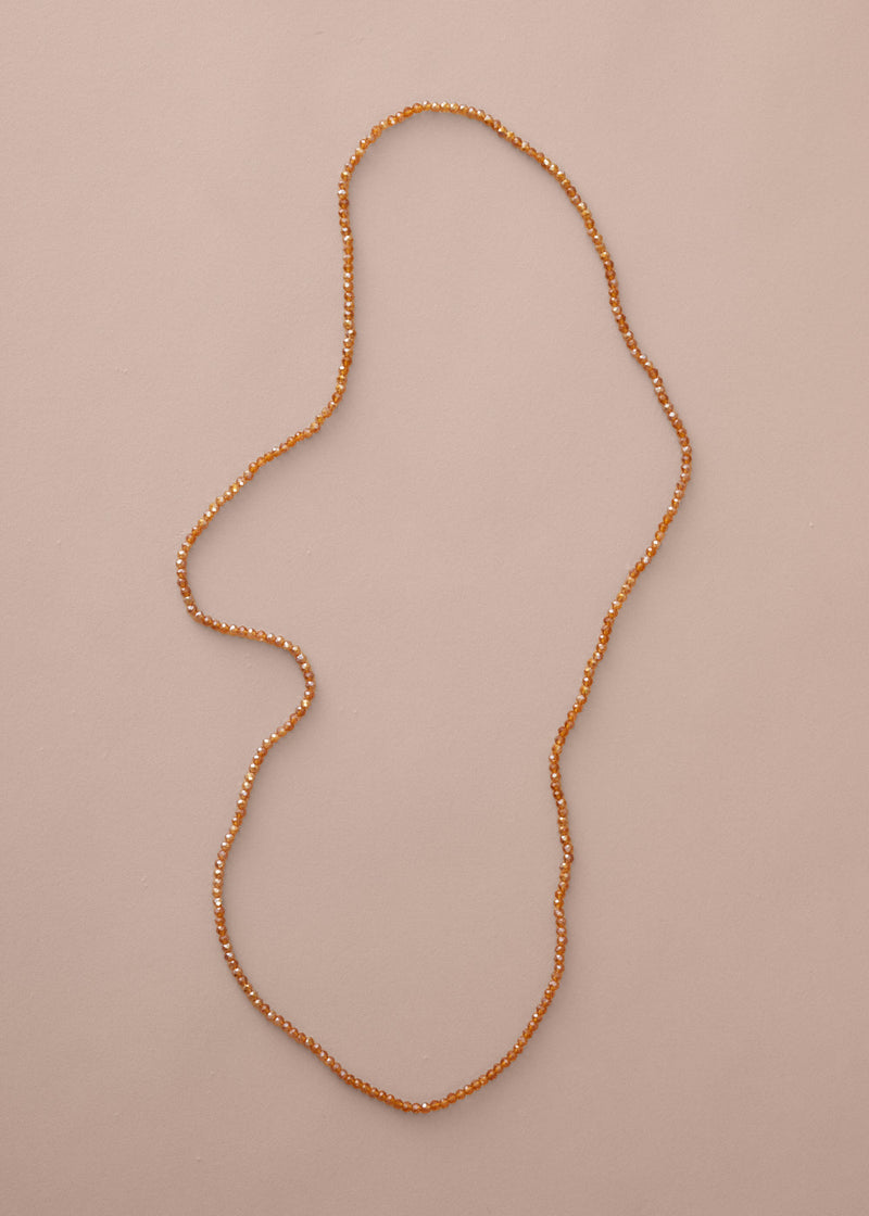 JULI CRYSTAL NECKLACE - RUST