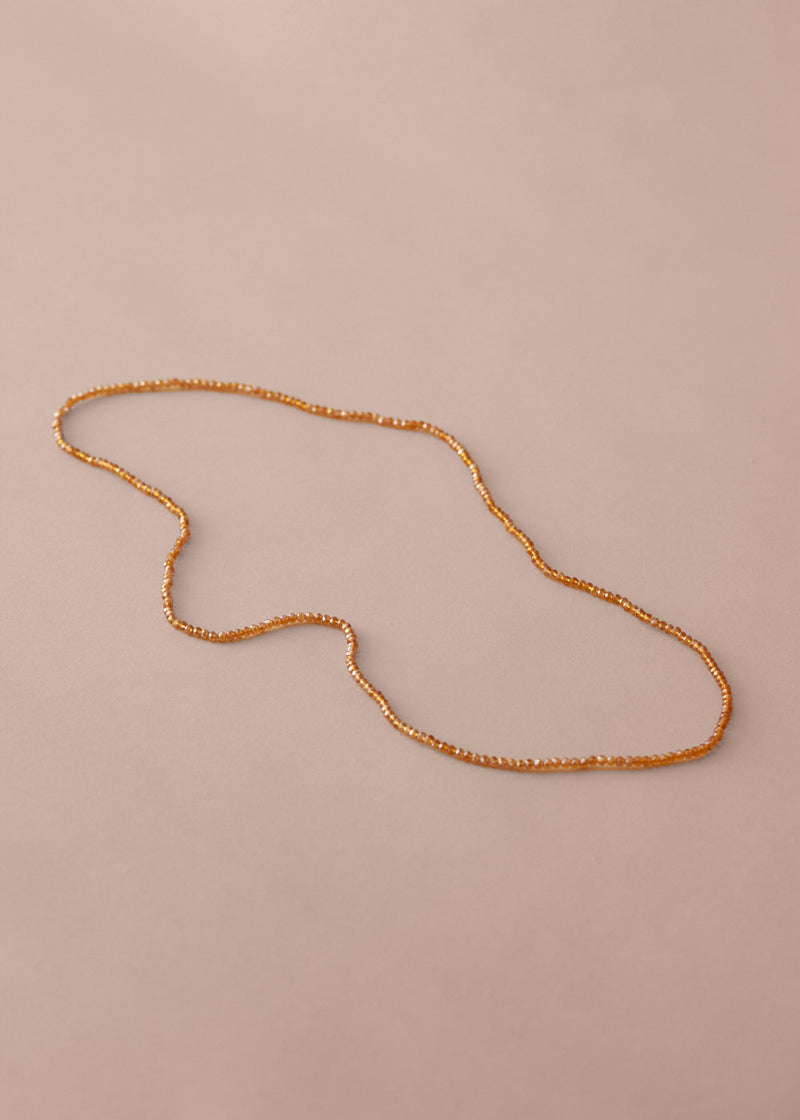 JULI CRYSTAL NECKLACE - RUST