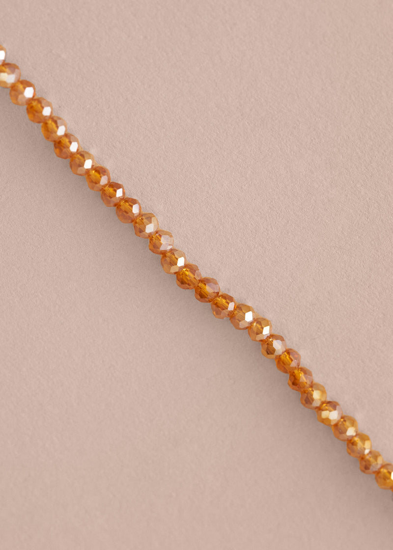 JULI CRYSTAL NECKLACE - RUST