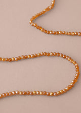 JULI CRYSTAL NECKLACE - RUST