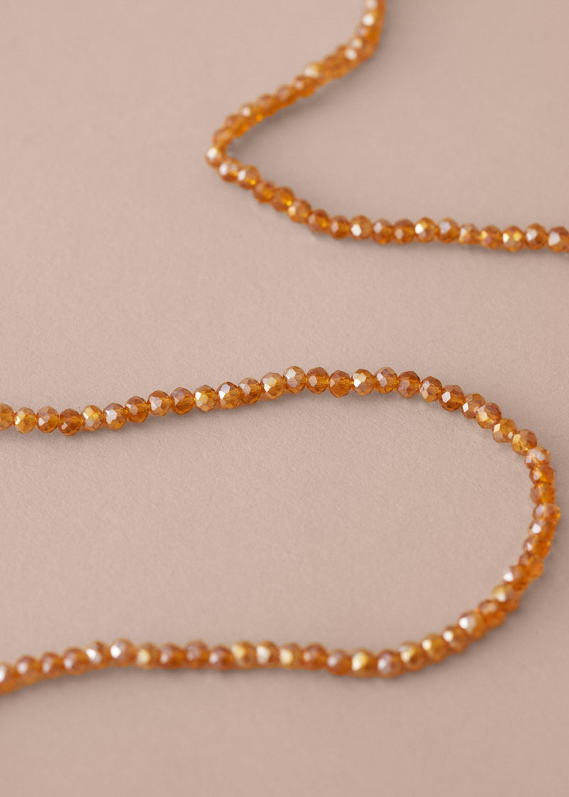 JULI CRYSTAL NECKLACE - RUST