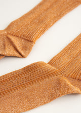 Sparkly ribbed socks