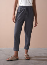 KAT JERSEY TROUSER - CHARCOAL