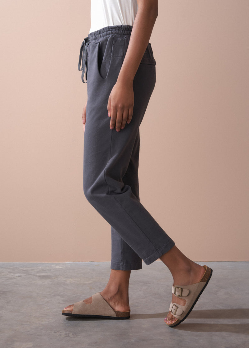 KAT JERSEY TROUSER - CHARCOAL