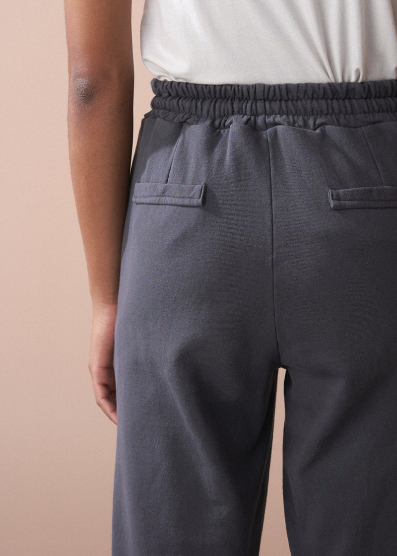 KAT JERSEY TROUSER - CHARCOAL