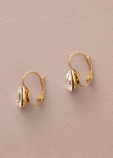 KERRY CRYSTAL TEARDROP EARRINGS - CLEAR
