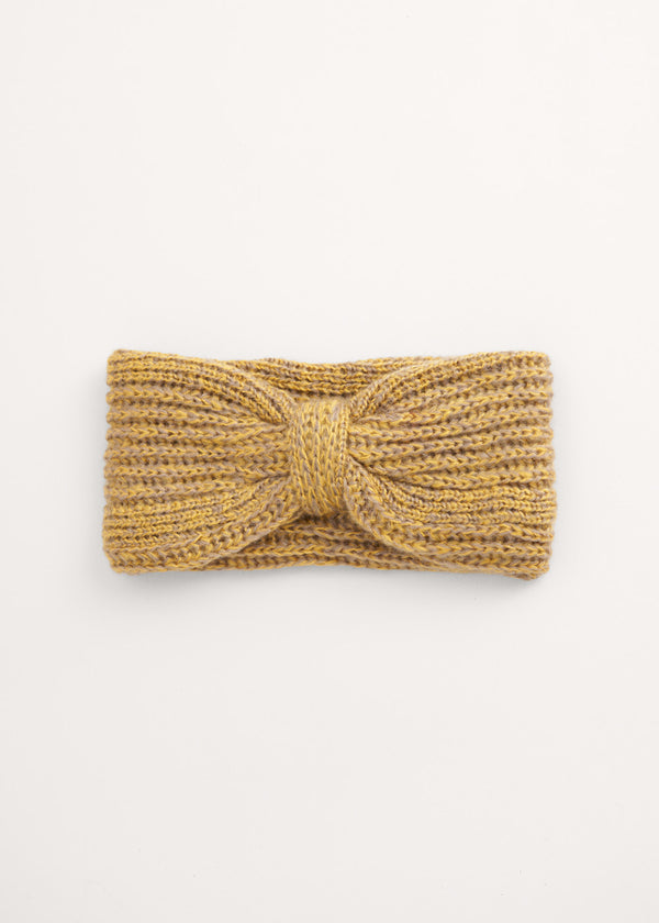 mustard knitted headwarmer