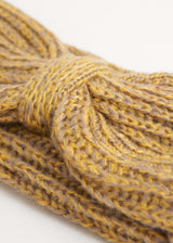 KNITTED HEADWARMER - MUSTARD