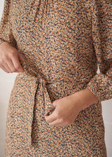 Floral ditsy print maxi dress