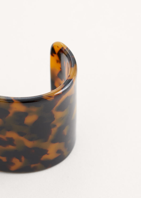 Brown tortoiseshell cuff