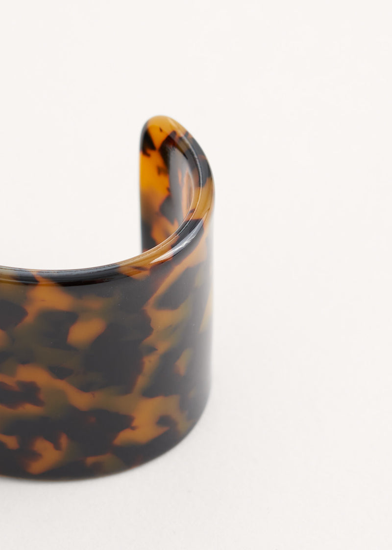 Brown tortoiseshell cuff