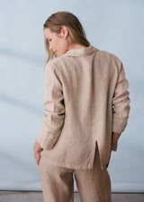 Light beige linen jacket