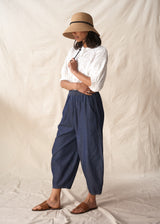 White broderie anglaise boxy shirt 