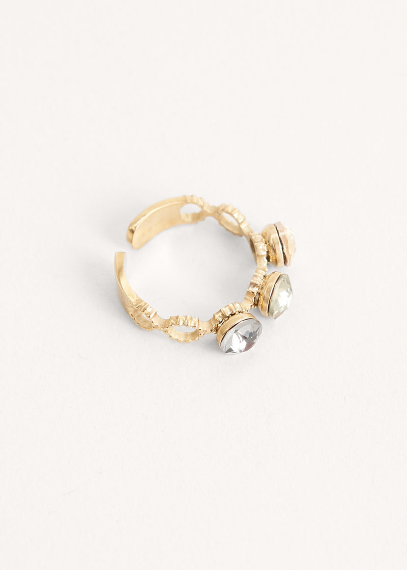 Multi crystal ring