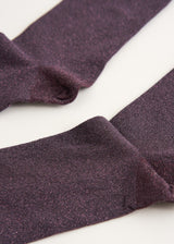 Glitter metallic socks