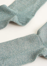 Glitter metallic socks