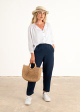White lightweight cotton top