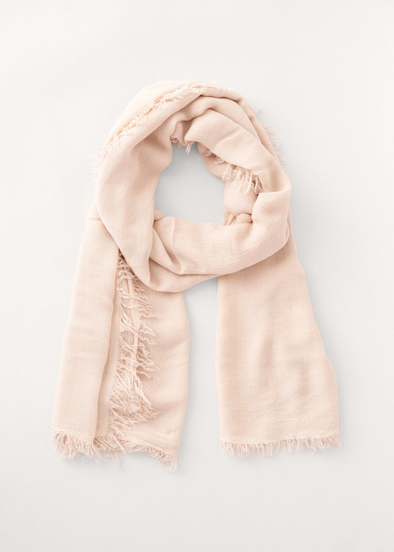 Light blush bamboo scarf