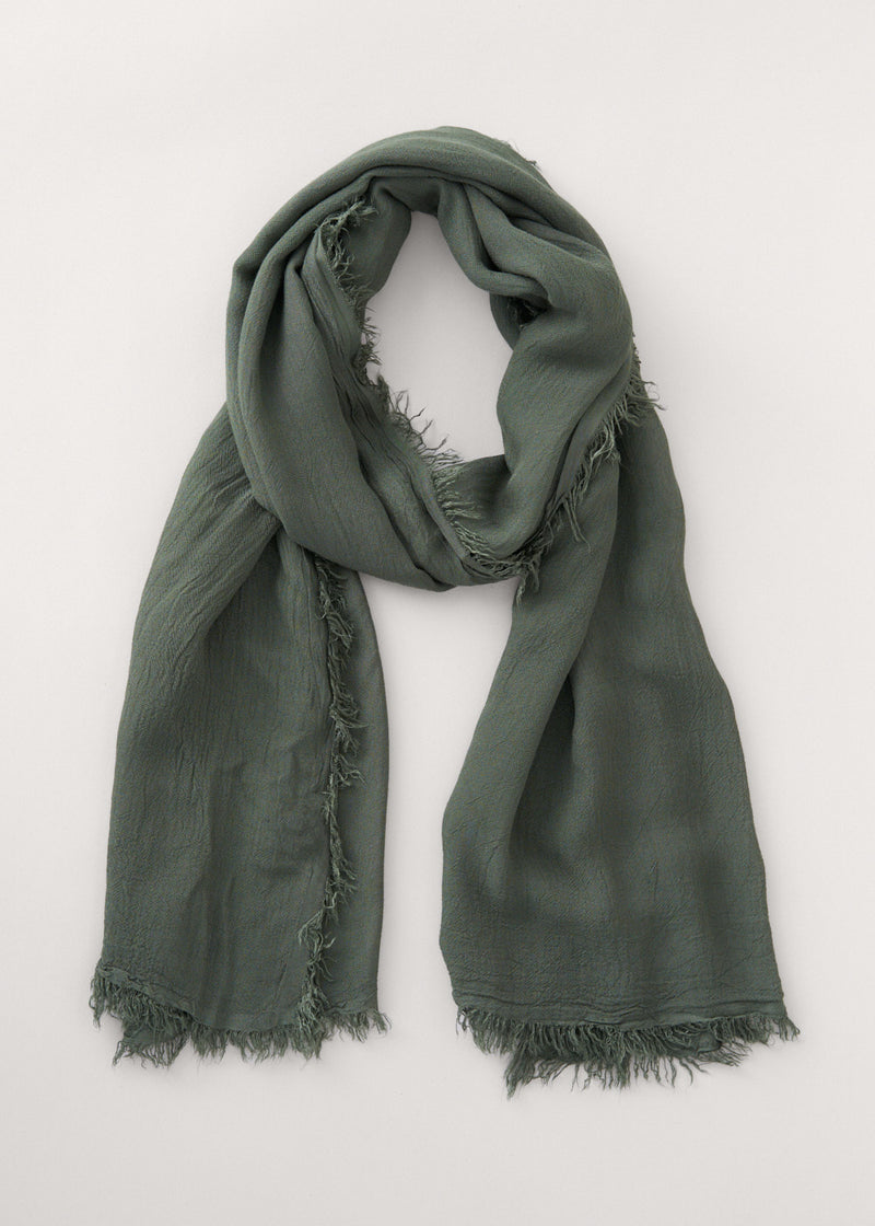 Khaki bamboo scarf