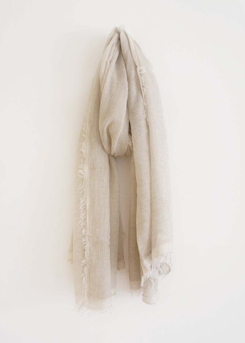 MALINA BAMBOO SCARF - OATMEAL