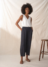 MOLLY LEOPARD PRINT SATIN TROUSERS